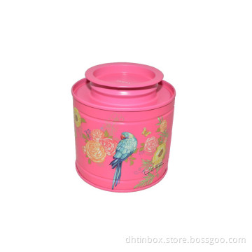 airtight metal tea canister